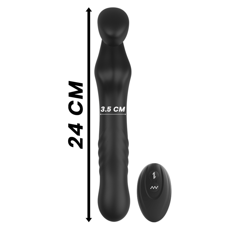 IBIZA - VIBRATEUR SANS SANGLE TÉLÉCOMMANDE