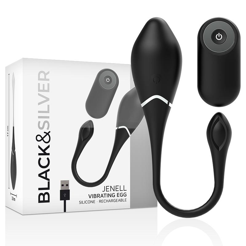 BLACK&SILVER - UF VIBRANT RECHARGEABLE JENELL