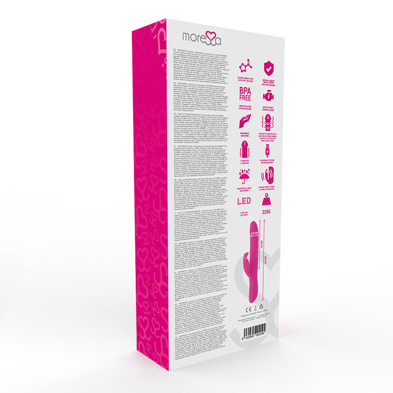 MORESSA - VIBRATEUR SOMER PREMIUM ROTATIONS MULTIPLES